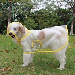 Nouvelle combinaison imperméable transparente en plastique pour animaux de compagnie, pour chiens de petite et moyenne taille, motif animal tendance, utilisation été et hiver - Product Image 5