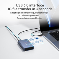 Boîtier de disque dur ACASIS, boîtier SSD HDD, RAID, USB 3.0, double disque externe, 2,5 pouces, compatible SATA et 12 To