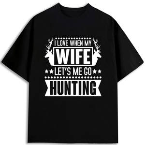 Camiseta de Algodón para Hombre, 180 g/m², Cuello Redondo, Manga Corta, Estampada con Diseño, Tela Jersey Anti-Pilling, Hecha en EE. UU. - Product Image 1