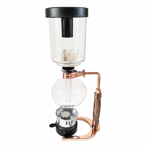 Toptan gül altın rengi 3 fincan kahve sifon cam/sifon çay makinesi - Product Image 4