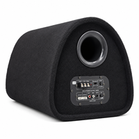 Subwoofer de voiture actif 8, 10 et 12 pouces, tube tunnel, amplificateur intégré, entrée RCA 12V haute sensibilité, gain LPF, caisson de basses audio pour voiture
