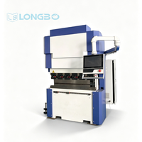 Presse plieuse semi-automatique CNC électrique à servo LB 30T1200mm pour le pliage de l'acier inoxydable, de l'aluminium et du PVC avec moteur à roulement