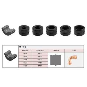 Europa-Standard <span class=keywords><strong>M</strong></span>-12 15 18 22 28 mm Hydraulische Pressbacken Crimp-Pressform Akku-Presswerkzeug-Einsätze HLK-Werkzeuge - Product Image 2