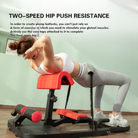 Máquina de sentadillas plegables 3 en 1 para hombre y mujer, equipo de gimnasio en casa, máquina de pegamento de empuje de cadera, Comercial