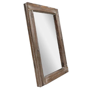<span class=keywords><strong>Miroir</strong></span> mural suspendu rustique en bois, décoration en vogue, pour ferme - Product Image 2
