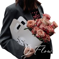 Sac à bouquet en papier créatif spécial pour fleurs et cadeaux, emballage portable grande capacité, vente en gros