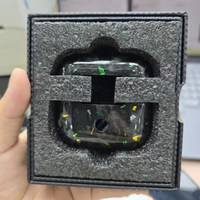 Étui de protection en fibre de carbone forgée de luxe, nouveau design personnalisé, populaire et en stock, pour Airpods 5 Pro 2 / Pro / 4