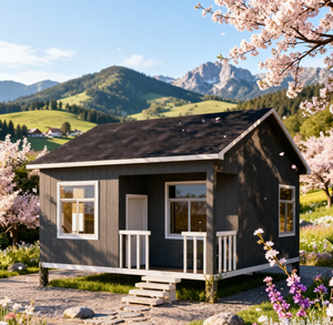 Kit de cabine préfabriquée économique en conteneur, 2 chambres, maison mobile prête à être expédiée pour un usage en appartement ou en bureau - Product Image 3