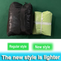 Housse de voiture sport universelle verte toutes saisons, imperméable, finition texturée PEVA, protection UV à 99 %, protection quatre saisons 0.5