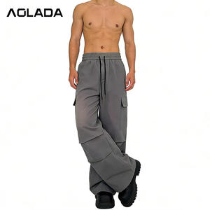 Miglior servizio Online fabbrica vendita diretta gamba piegata tattico pantaloni <span class=keywords><strong>Cargo</strong></span> larghi con coulisse grande tasca <span class=keywords><strong>Cargo</strong></span> pantaloni da uomo - Product Image 1