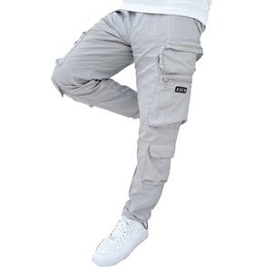 Pantalones Casuales de Corte Ajustado para Hombre, Personalizables, Tejidos, con Tela Elástica de Nailon y Spandex - Product Image 1