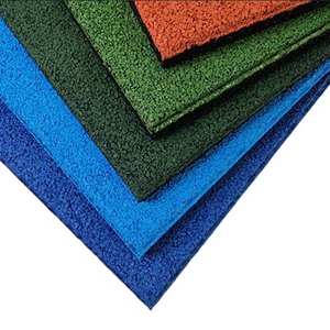 Baldosas de goma para exteriores de alta densidad para Fitness de calidad excepcional, marca Supersafe 500x500mm, tamaño 15-100mm - Product Image 6