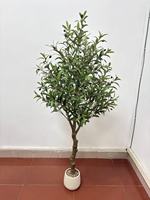 Décoration d'arbre vert artificiel pour la maison, plantes en pot artificielles pour le salon, ornements élégants pour la table à manger