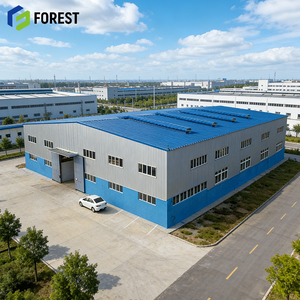 Parc logistique en structure acier PEB optimisée avec système de plancher en mezzanine, usine certifiée ISO9001 - Product Image 1