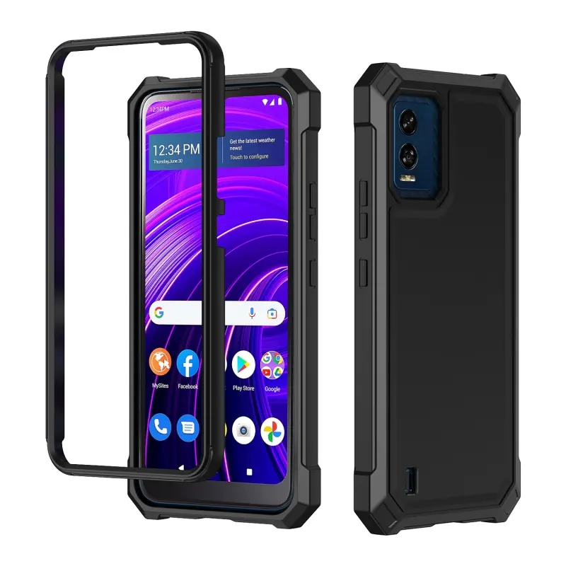 3 in 1 Full Protective phone case For cricket debut smart ovation 3 icon 4 innovate e 5g vison plus back cover For splendor
