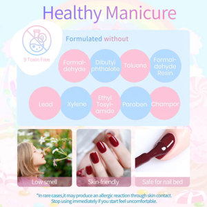 Kit de Démarrage DIY pour Ongles à Domicile, Vernis Gel UV/LED Longue Durée, Base et Top Coat, Ensemble de Vernis à Ongles en Gel Soak-Off – Meilleures Ventes - Product Image 4