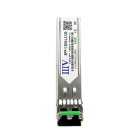 Transceiver optique SFP longue portée 120 km 1,25 Gbit/s 1550 nm LC SMF DDM pour FTTH, routeur de commutation Ethernet Gigabit 5G