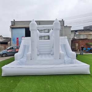 Casa di rimbalzo bianca per esterni, - Product Image 1