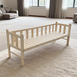 Cama Infantil Económica de Madera Maciza con Barandilla para Niños de 3 a 8 Años - Product Image 3
