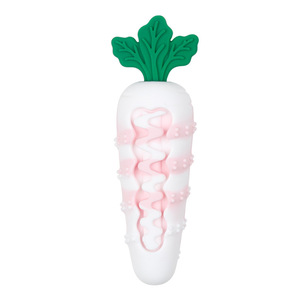Juguete de Silicona para Masticar para Perros, Diseño en Forma de Zanahoria Resistente a las Mordidas, Alivia el Aburrimiento - Product Image 6