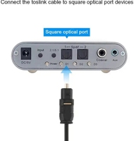 Câble audio numérique optique, cordon optique S/PDIF plaqué or Toslink à fibre optique fine pour Home cinéma, barre de son, TV, PS4, Xbox