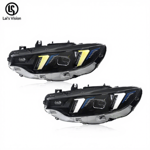 Pour BMW Série <span class=keywords><strong>4</strong></span> <span class=keywords><strong>F32</strong></span> (2013-2020) – Kit de modification de phares avec lentilles LED style « Fang » et feux de jour 12V - Product Image 2