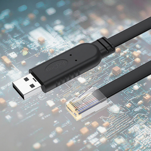 USB to Console Debugging Line Router Switch 6-foot for Laptop <strong>Computer</strong> Configuration USB to RJ45 Serial Line RJ45 Connector - Product Image 5