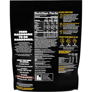 Gainer de masse triple chocolat OEM/ODM, 31g de protéines par portion, à mélanger avec <span class=keywords><strong>du</strong></span> lait, favorise la croissance et la récupération musculaire, sac de 1kg, personnalisable - Product Image 5