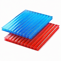 Plaque de polycarbonate multicouche directe usine, couleur durable, résistante au vent et aux moisissures, robuste pour bâtiments résidentiels
