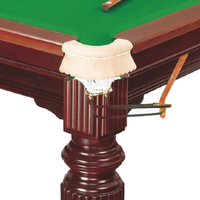 Table de billard américaine traditionnelle de 12 pieds en bois massif et ardoise, avec rail de billes, tissu vert, poches en coton, personnalisable, marque SZX, modèle SZX-B001