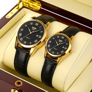 Montre carrée vintage minimaliste pour homme et femme, chiffres romains, bracelet en cuir imperméable, montre-bracelet à quartz - Product Image 2