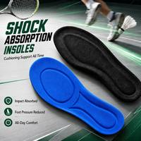Semelles intérieures confortables AureRight en PU pour chaussures de course - Amorti, soutien de la voûte plantaire, écologiques, durables et antichoc - Unisexe