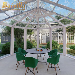 Baivilla conception structurelle de petites serres de jardin véranda verre maison aluminium <span class=keywords><strong>solarium</strong></span> véranda - Product Image 6