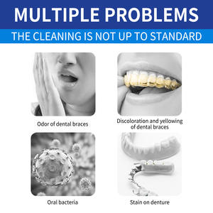 Tabletas Limpiadoras de Dentaduras Postizas, Eliminan el 99.9% de las Bacterias, Aliento Fresco, Cuidado Bucal, Blanqueamiento de Manchas de Sarro, para Dentaduras Postizas Completas y Parciales - Product Image 3