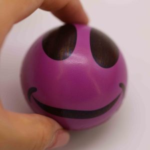 Balle ronde colorée en PU, jouet anti-stress à presser, jouet moelleux - Product Image 3