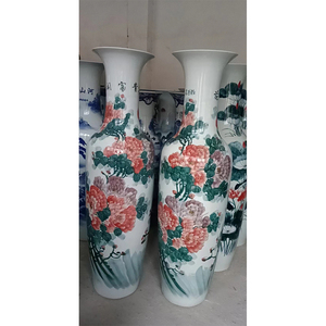 Grande vaso da disegno ad angolo grande vaso di fiori <span class=keywords><strong>per</strong></span> soggiorno in ceramica grande vaso - Product Image 1