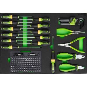 Fasano 100 Pc Tool <b>Set</b> With <b>Screwdrivers</b> Pliers <b>Bits</b> Kit For Vehicle Repair - Product Image 1