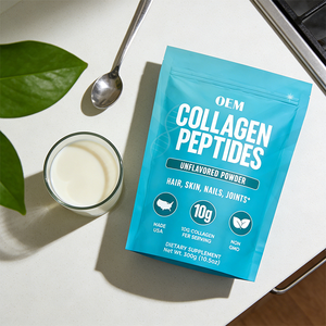Nahrungsergänzungsmittel Kollagen-Peptide Pulver Geschmacksneutral Natürlich für Erwachsene Haar Haut Nägel und Gelenke 300g - Product Image 2