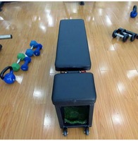 ASM-5019 Banc de Musculation Multifonctionnel de Haute Qualité avec Rangement pour Haltères, Boîte de Rangement Tout-en-un pour l'Entraînement Corporel