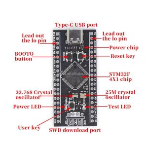 Carte de développement JMY STM32 à succès – Module cœur MCU STM32F411CEU6 avec Linux et I2C - Product Image 2