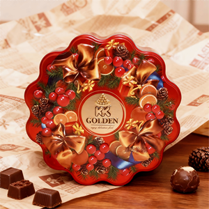 Caja de Embalaje de Chocolate Irregular, Exquisita Caja de Embalaje de Dulces Personalizada, Lata - Product Image 1