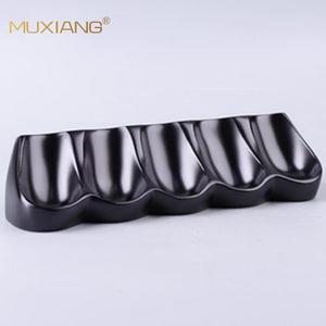 MUXIANG Wooden Pipe Rack 5 Position Durable Smoking Pipe Stand Display Holder - Product Image 3