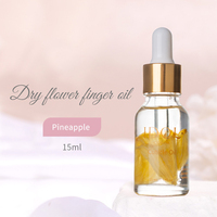 Minyak Perawatan Kuku 15ml dengan Pipet, Produsen Owe Brand, Perawatan Bunga Kering, Hadiah, Minyak Kutikula Kuku, Grosir, Logo Kustom untuk Kuku
