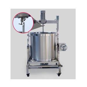 Marmite électrique inclinable de 50 à 500 <span class=keywords><strong>litres</strong></span>, marmita industrielle, marmites de cuisson, machine à mélanger pour confiture, halwa, sauce, mélangeur de cuisson - Product Image 4