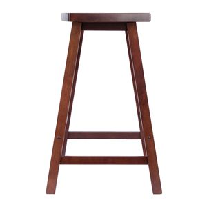 "Tabouret de Comptoir en Forme d'Éventail DB Katashi en Noyer pour Salle à Manger" - Product Image 3