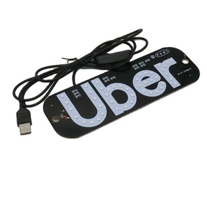 99 Taxi Ubers Grab Led Car Cab indicator USB Windshield Libre roof top light LED light box uuber taxi sign beacon