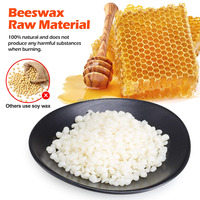 Kerzenherstellungsset DIY Kerzenherstellungs-Kit mit 490g Sojawachs 5 Farben Gelwachs Schmelztopf 11 Kerzenformen Set für Erwachsene Anfänger