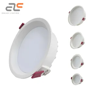 EZELED高亮度表面安装圆形铝制房屋灯面板8 12 15 24 30 w面板灯发光二极管