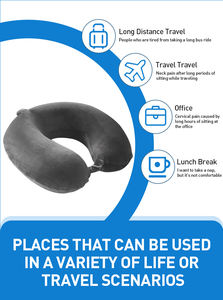 <span class=keywords><strong>Moonlife</strong></span> หมอนรองคอสำหรับคุณแม่, หมอนเมมโมรี่โฟมรองคอหมอนสำหรับคนท้องหมอนเดินทางรูปตัวยู - Product Image 3