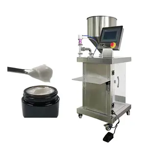 Small Pneumatic Honey/Sauce/Filling machine for peanut butter/Beverage Filling machine Semi Automatic Type